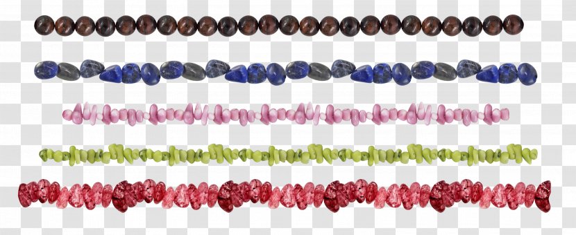 Bead Bracelet Thread - Necklace Transparent PNG