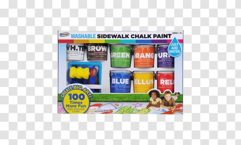 Sidewalk Chalk Paint Toy Brush Color Transparent PNG