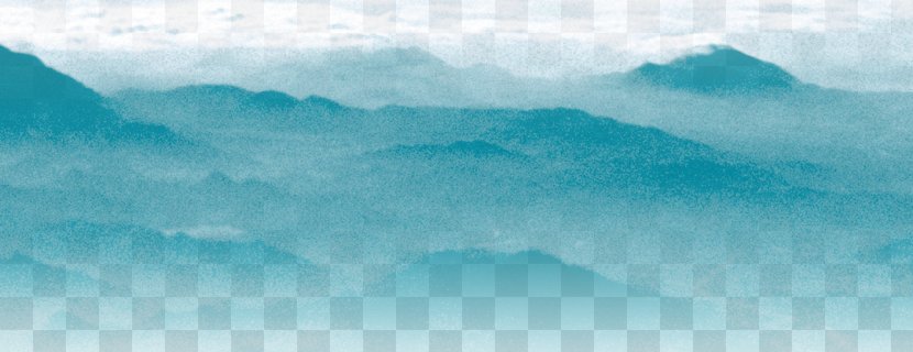Blue Sky Turquoise Wallpaper - Calm - Mountain Peak Transparent PNG