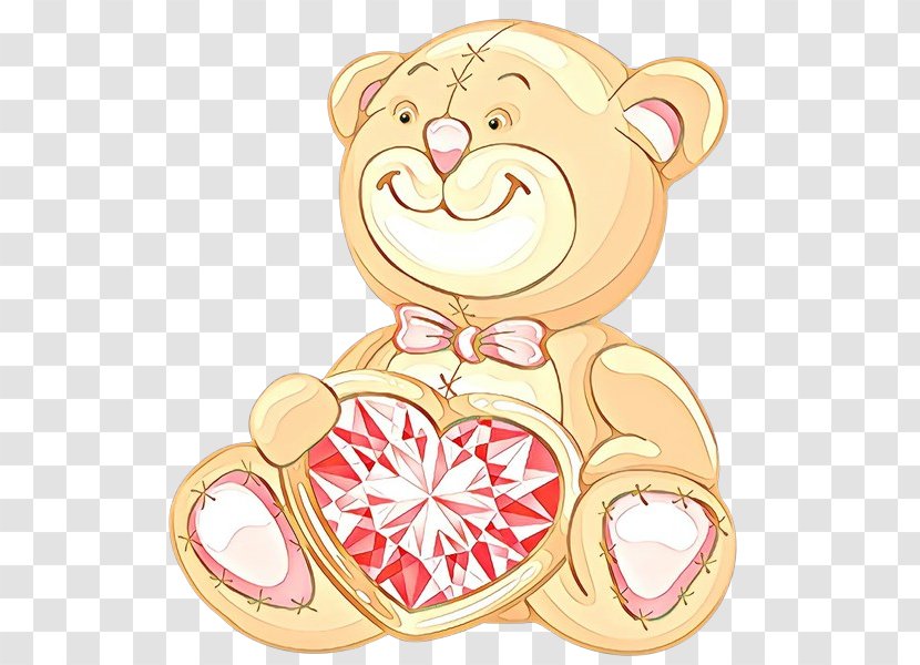 Teddy Bear - Heart Cheek Transparent PNG