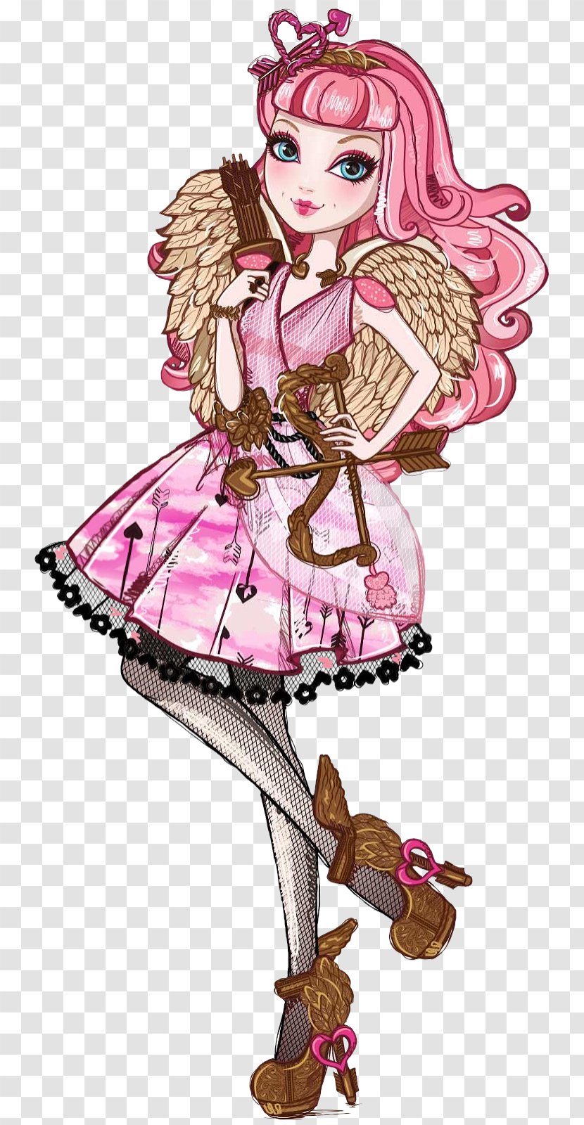Ever After High Cupid Monster Doll - Heart Transparent PNG