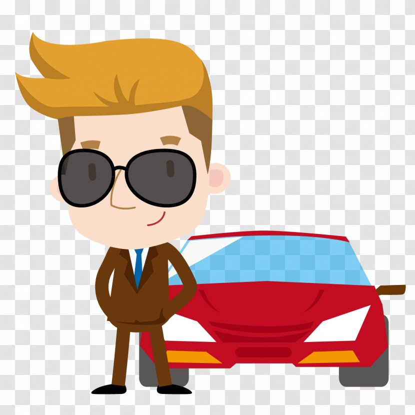 Sports Car - Glasses - The Success Of Transparent PNG