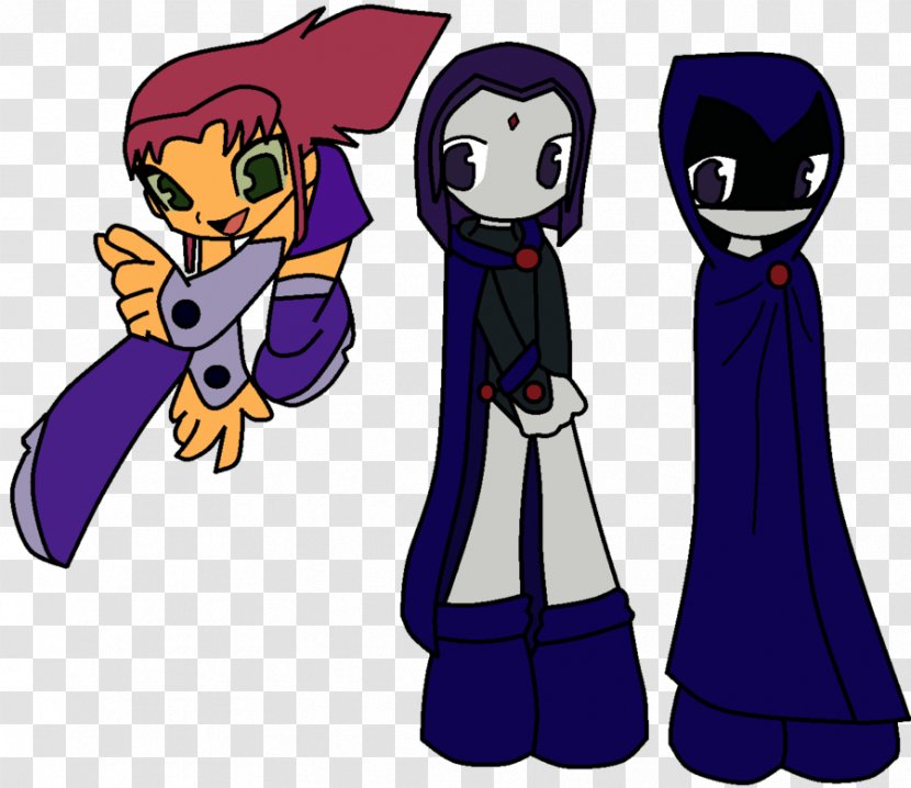Starfire Raven Robin Teen Titans Character - Tokyo Ravens Transparent PNG