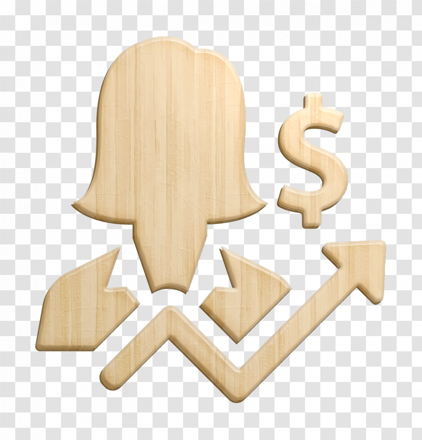 Growth Icon Businesswoman Icon Business Seo Elements Icon Transparent PNG