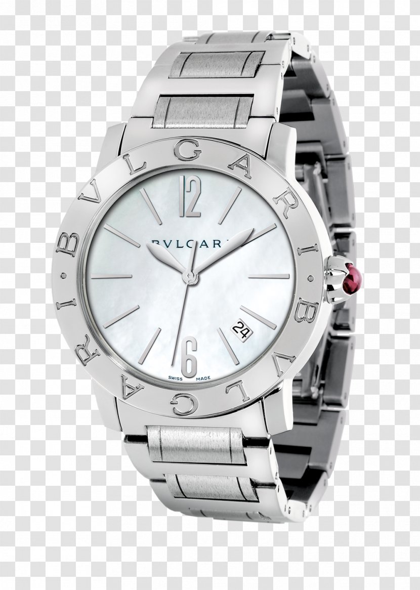 Bulgari Watch Jewellery Luxury Goods Jomashop - Bracelet - Silver Watches Mechanical Female Form Transparent PNG