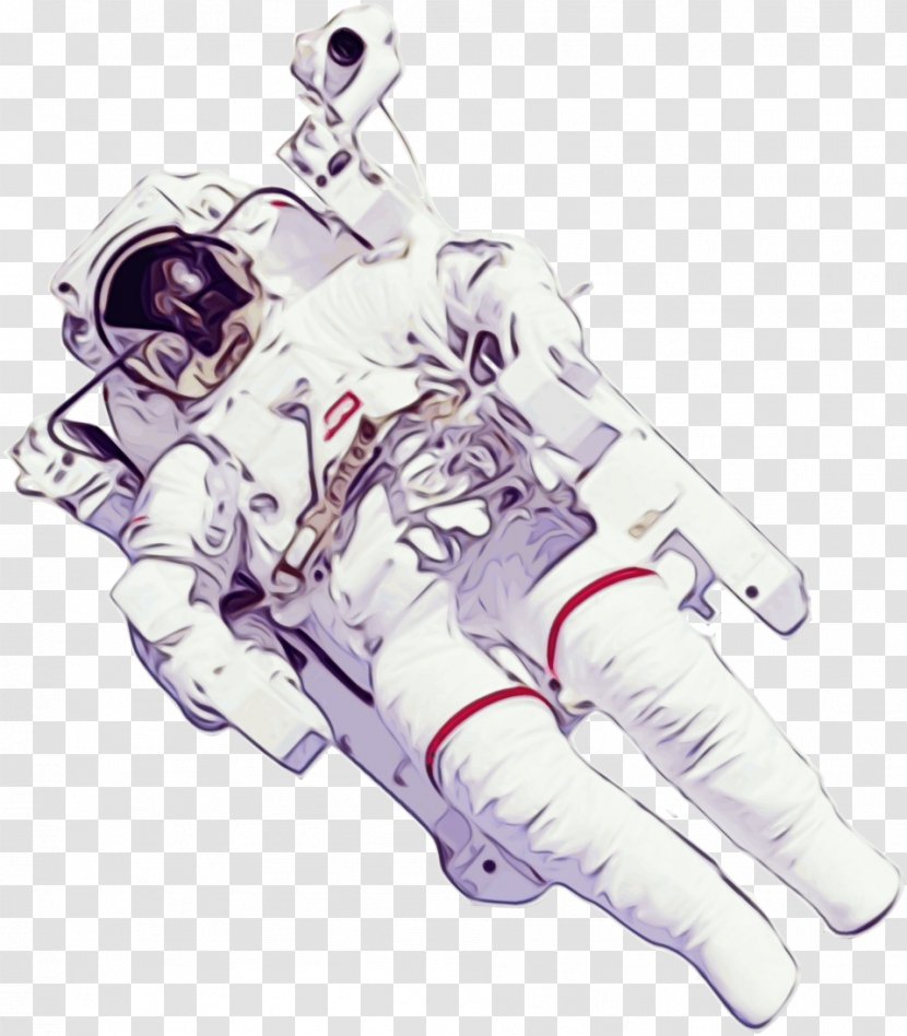 Astronaut - Drawing - Fictional Character Line Art Transparent PNG