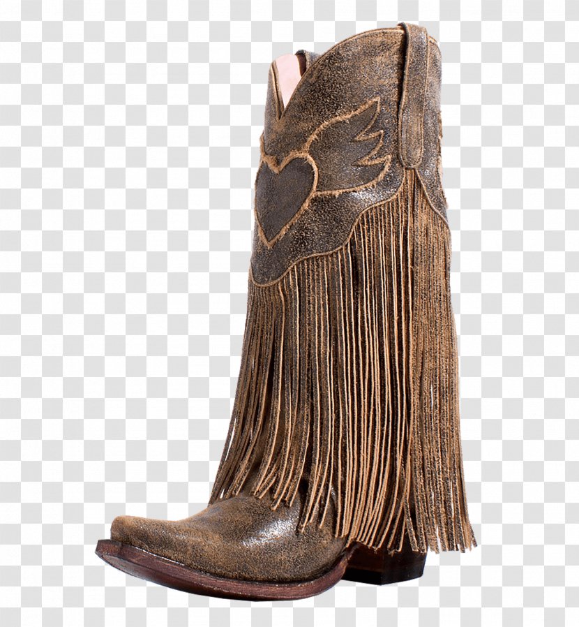 Cowboy Boot Riding Shoe - Moccasin - Continental Fringe Transparent PNG