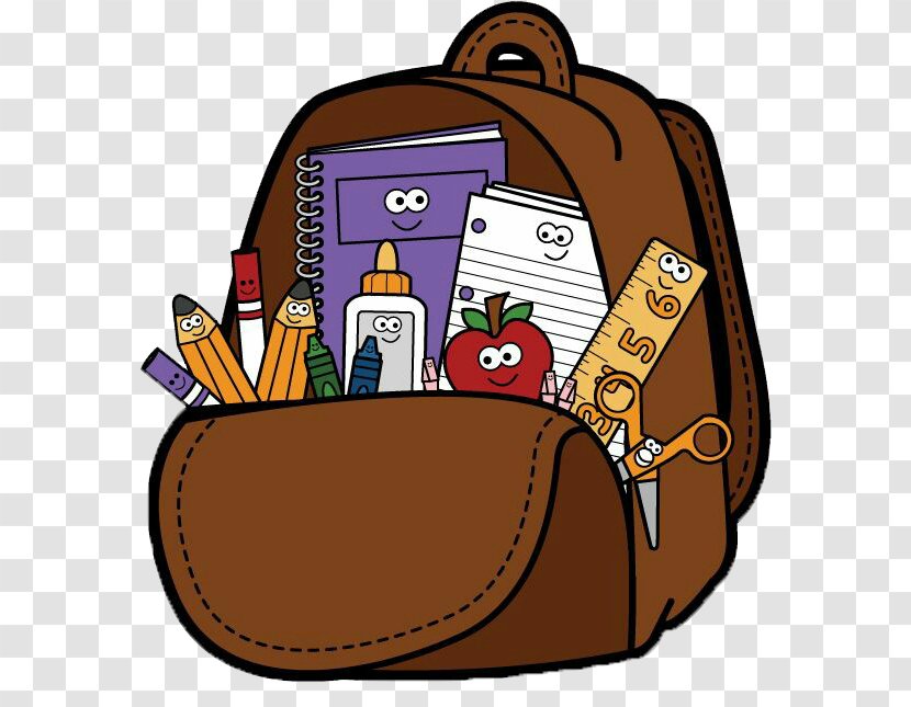 Student Pre-school Teacher Clip Art - Kindergarten - Brown Bag Transparent PNG