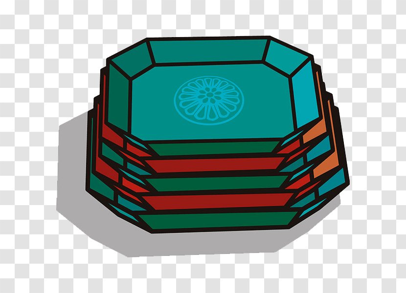 Plate Stack Tray - Designer - A Of Plates Transparent PNG