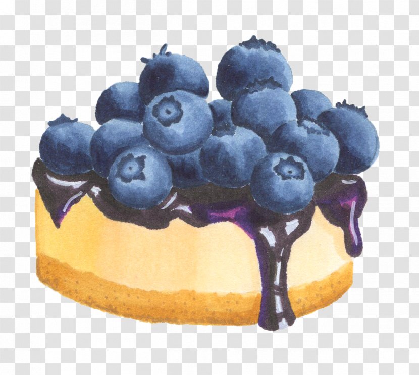 Blueberry Cake Fruit Preserves Euclidean Vector - Dessert Transparent PNG