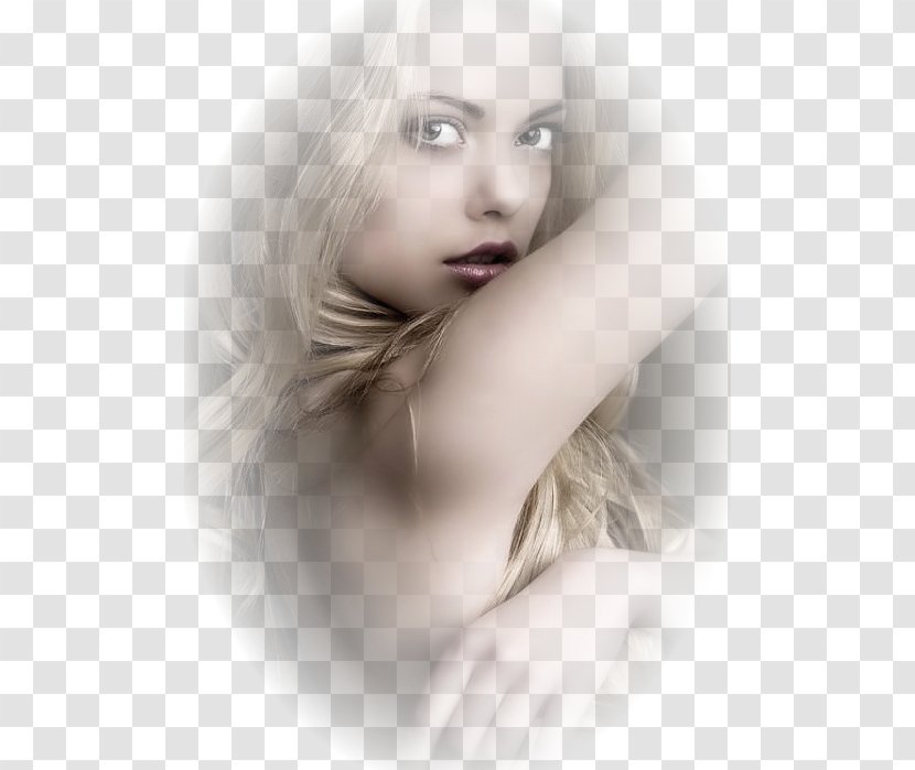 Blond Hair Coloring Eyebrow Eyelash Chin - Watercolor Transparent PNG