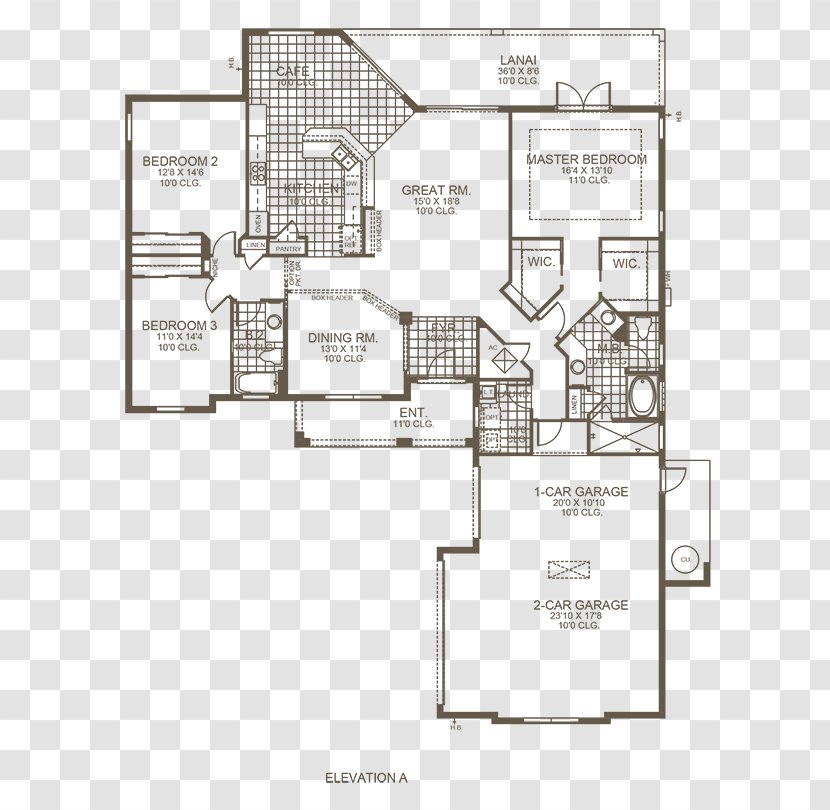 Floor Plan Line - Drawing - Design Transparent PNG