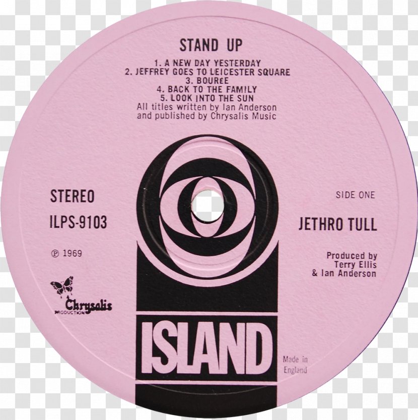 Stand Up Jethro Tull LP Record In The Court Of Crimson King Phonograph - Minstrel Gallery - STANDUP Transparent PNG