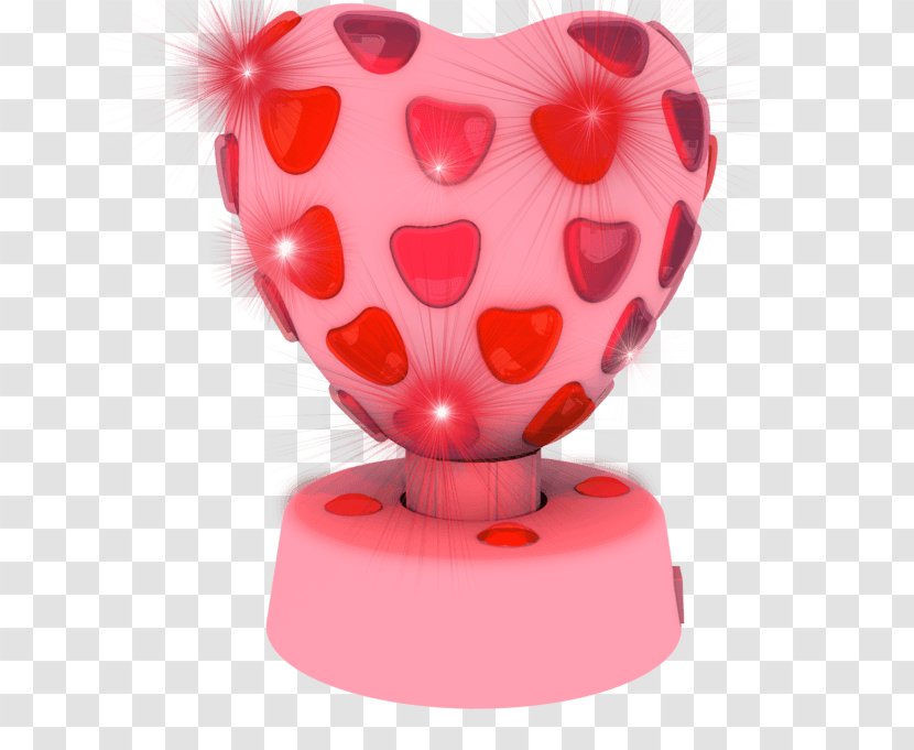 Light Disco Ball Toy Party - Heart Transparent PNG