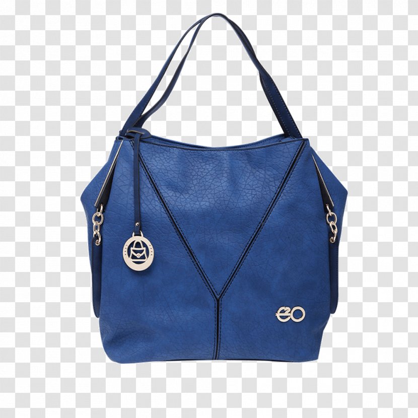 Hobo Bag Tote Blue Leather Handbag - Fashion Accessory Transparent PNG