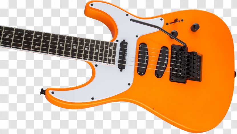 Electric Guitar Jackson Soloist Acoustic Fender Stratocaster Guitars - Orange Transparent PNG