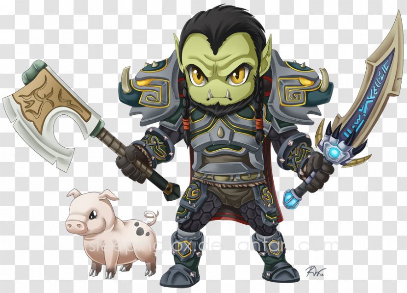 Figurine Action & Toy Figures Cartoon Legendary Creature - Fictional Character - Orc Transparent PNG
