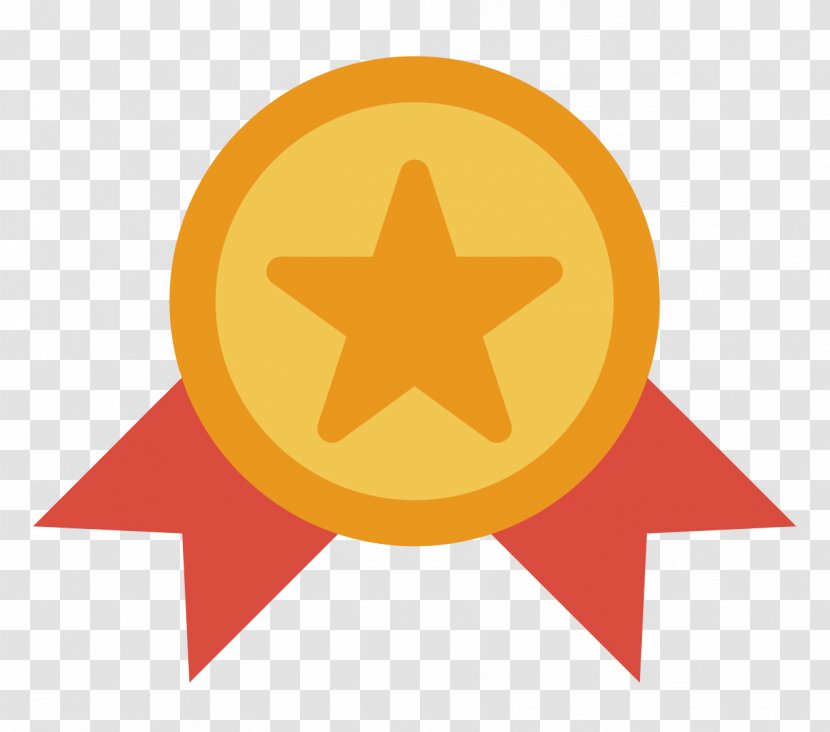 Medal Award Badge Icon - Star Vector Material Transparent PNG