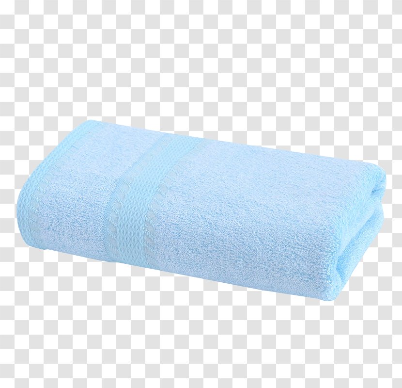 Towel - Linens - Blue Home Textiles Transparent PNG