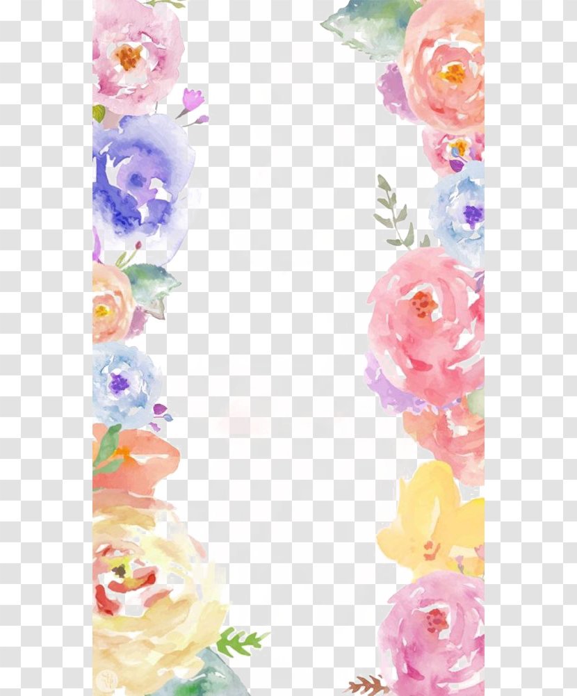 Clip Art - Flower Arranging - Flowers Border Transparent PNG