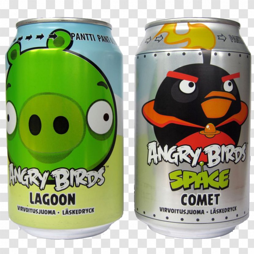 Fizzy Drinks Bad Piggies Beer Aluminum Can - Soft Drink Transparent PNG