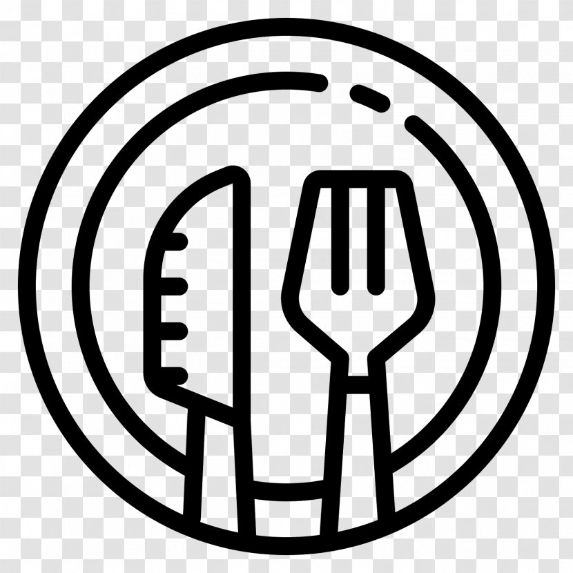 Download Meal Food Black And White Icon Transparent Png