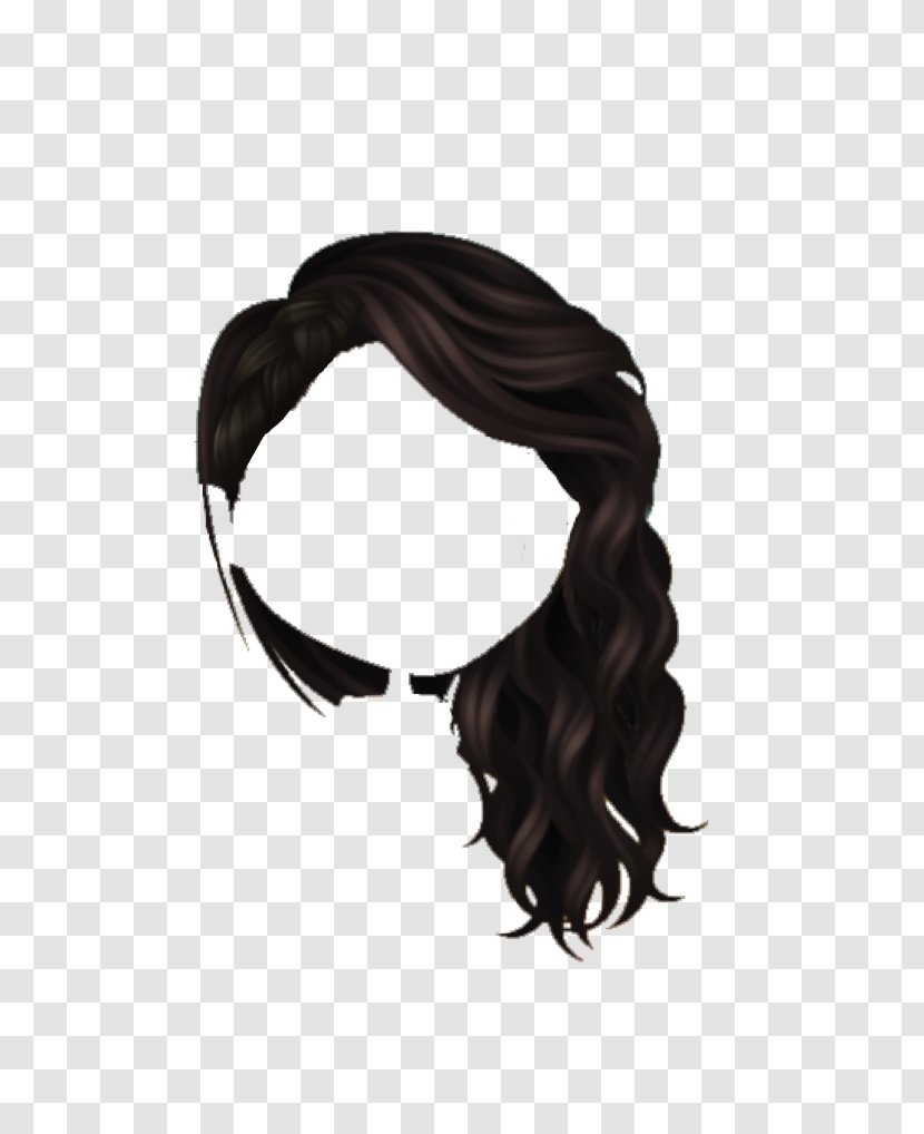 Black Hair PicsArt Photo Studio Image - Headgear - Style Stickers For Picsart Transparent PNG