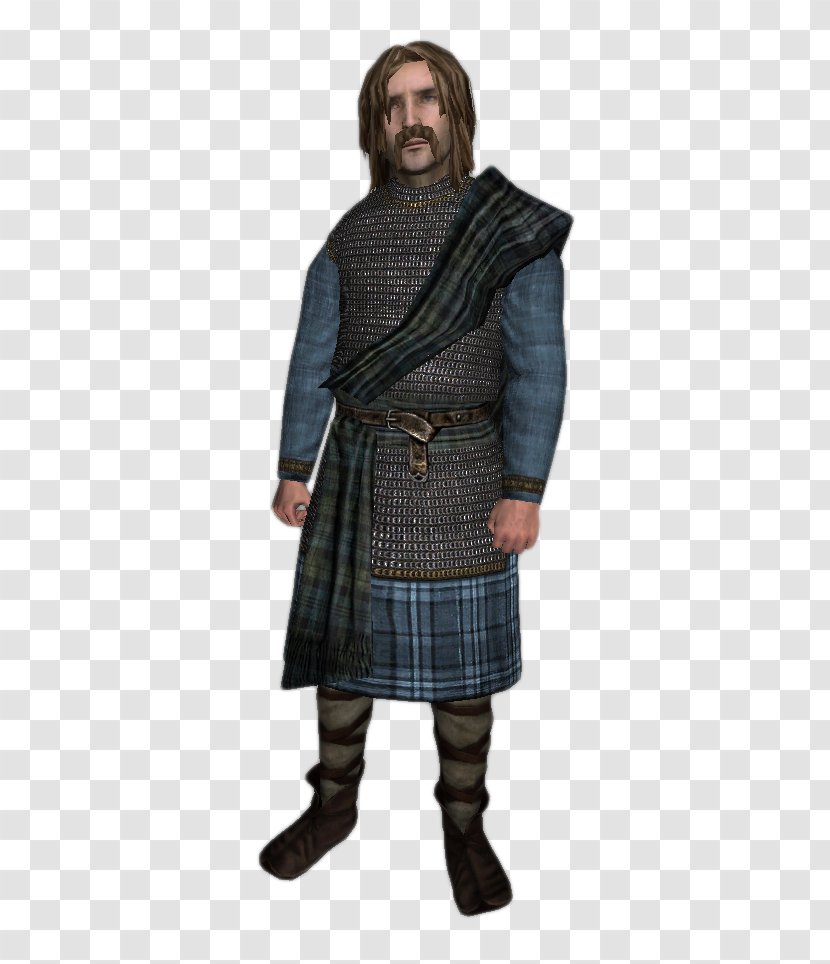 Tartan Robe - Sleeve - Mount And Blade Bannerlord Transparent PNG