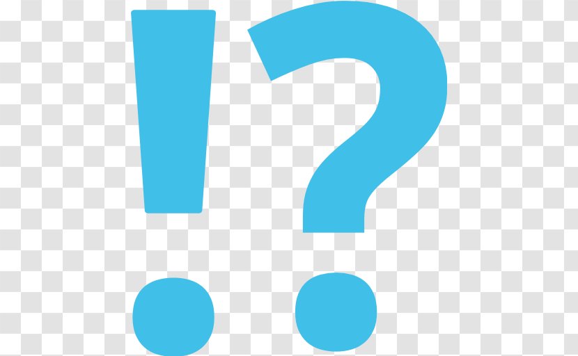 Question Mark Exclamation Emoji Clip Art - Punctuation - King Transparent PNG