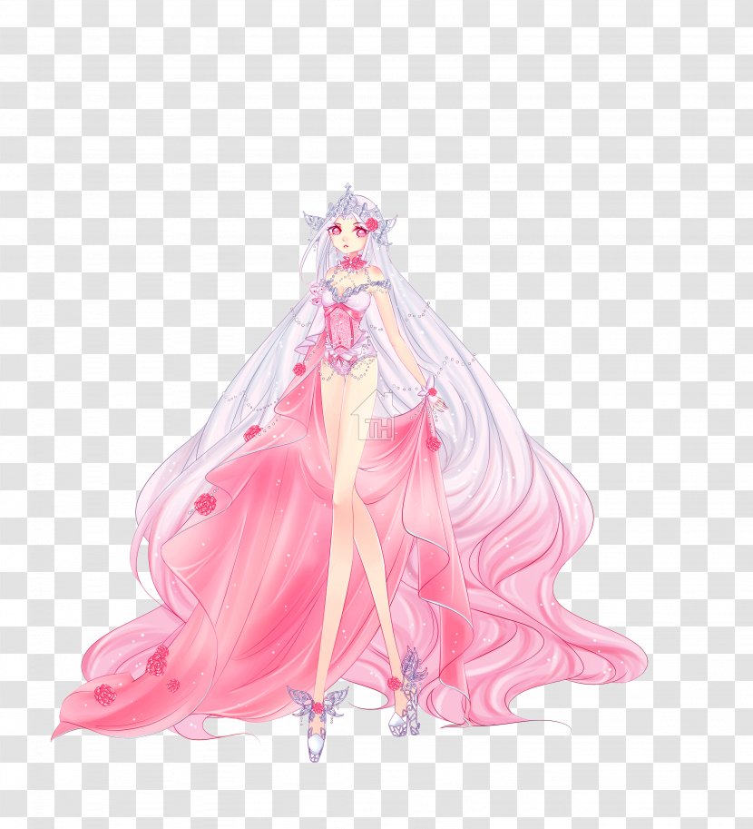 Pink M Figurine Character Fiction Costume - Ballet Watermarks Transparent PNG