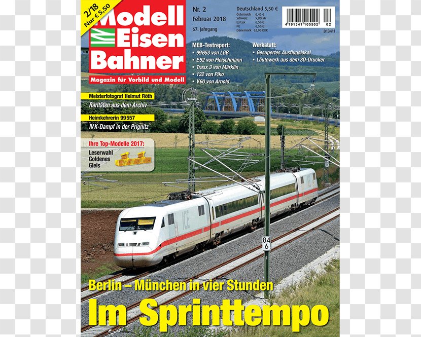 Rail Transport Modelling Burdinbide Der Modelleisenbahner Track MIBA - Meb Transparent PNG