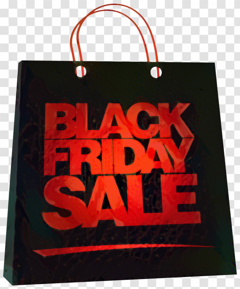 Black Friday Shopping Bag - Red - Packaging And Labeling Tote Transparent PNG