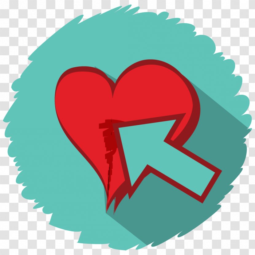 Love Heart Unsimilar Sticker - Flower - Broken Transparent PNG