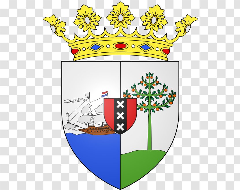 Coat Of Arms Curaçao Antilles Papiamento - Caribbean - Curacao Transparent PNG