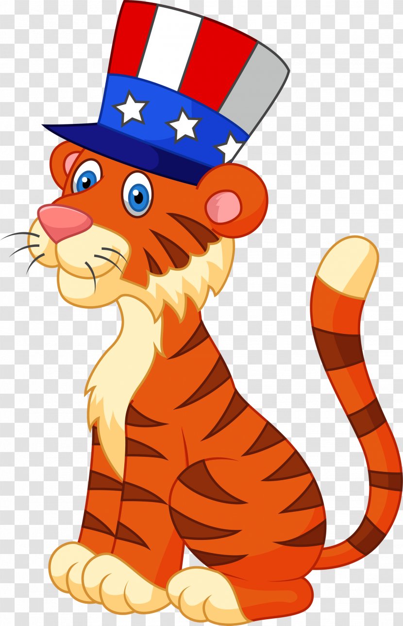 Cat Tiger Circus Clip Art - Big Cats - Cartoon Transparent PNG
