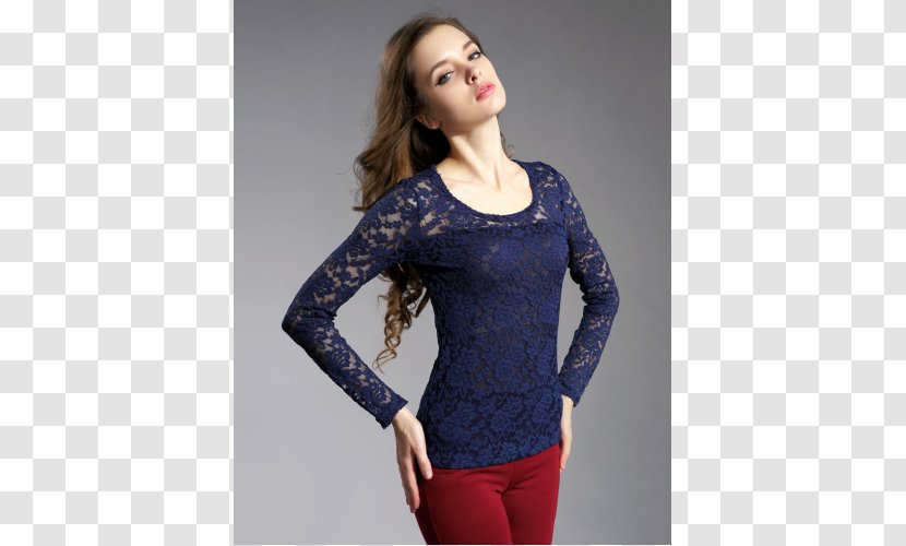 Long-sleeved T-shirt Blouse Top - Online Shopping Transparent PNG