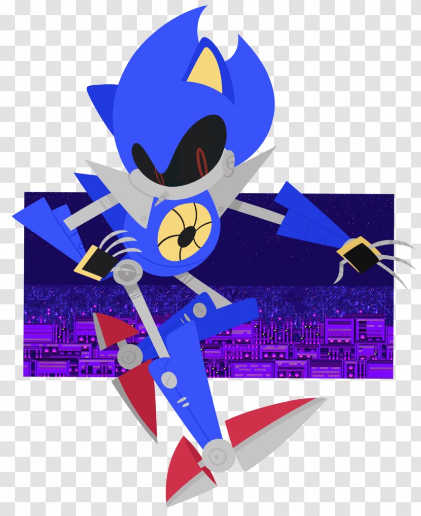 Metal Sonic Mania The Hedgehog Forces Doctor Eggman - Pin - Stick Transparent PNG