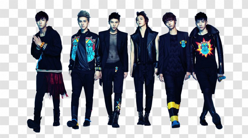 VIXX Super Hero K-pop Rock Ur Body - Silhouette - Chinese And Korean Football World Preliminaries Transparent PNG