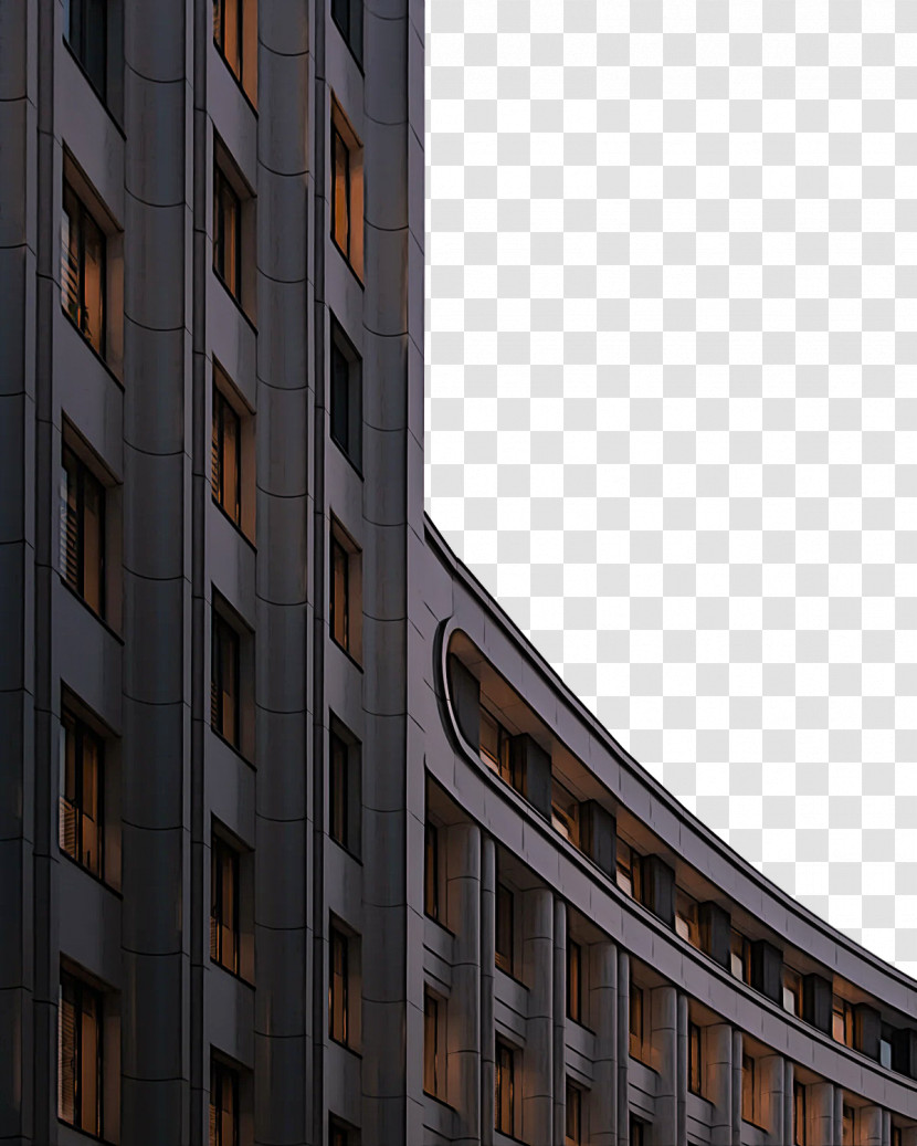 Window Condominium High-rise Building Skyscraper Façade Transparent PNG