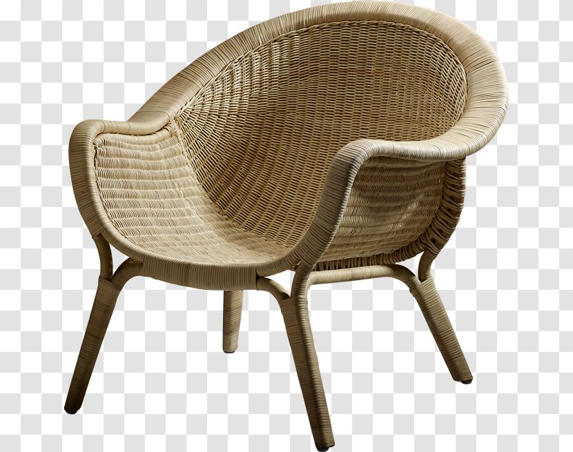 Egg Chair Wicker Fauteuil - Wood Transparent PNG