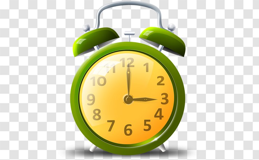Alarm Clocks Digital Clock Timer - Yellow - Icon Transparent PNG