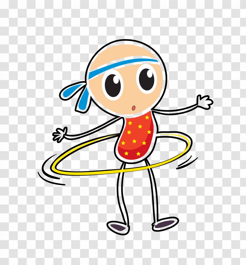 Hula Hoop Royalty-free Clip Art - Silhouette - Fitness Boy Transparent PNG