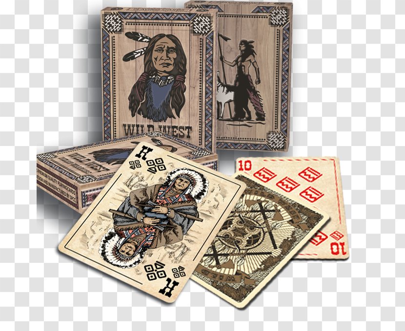 Playing Card Game Homo Sapiens Back To Wild West Mississippi - Indian Warrior Transparent PNG