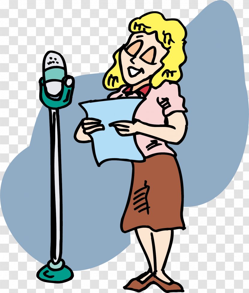 Public Speaking Clip Art - Cartoon - Beautiful Picture Material Speaker Transparent PNG