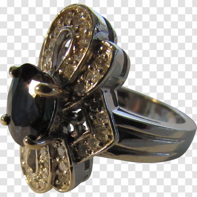 Ring Gold Diamond Carat Sapphire - Body Jewellery Transparent PNG