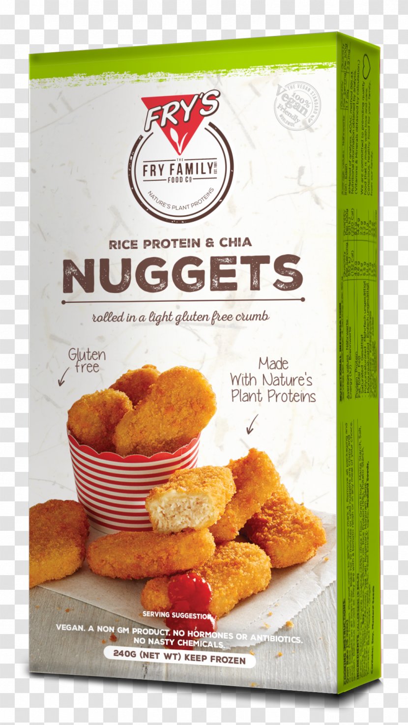 Chicken Nugget Veganism Frozen Food Rice Fry's And Drug - Condiment Transparent PNG