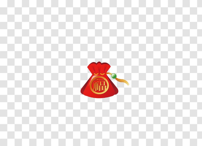 Chinese New Year Fukubukuro Cartoon Clip Art - Fu - Lucky Bag Transparent PNG