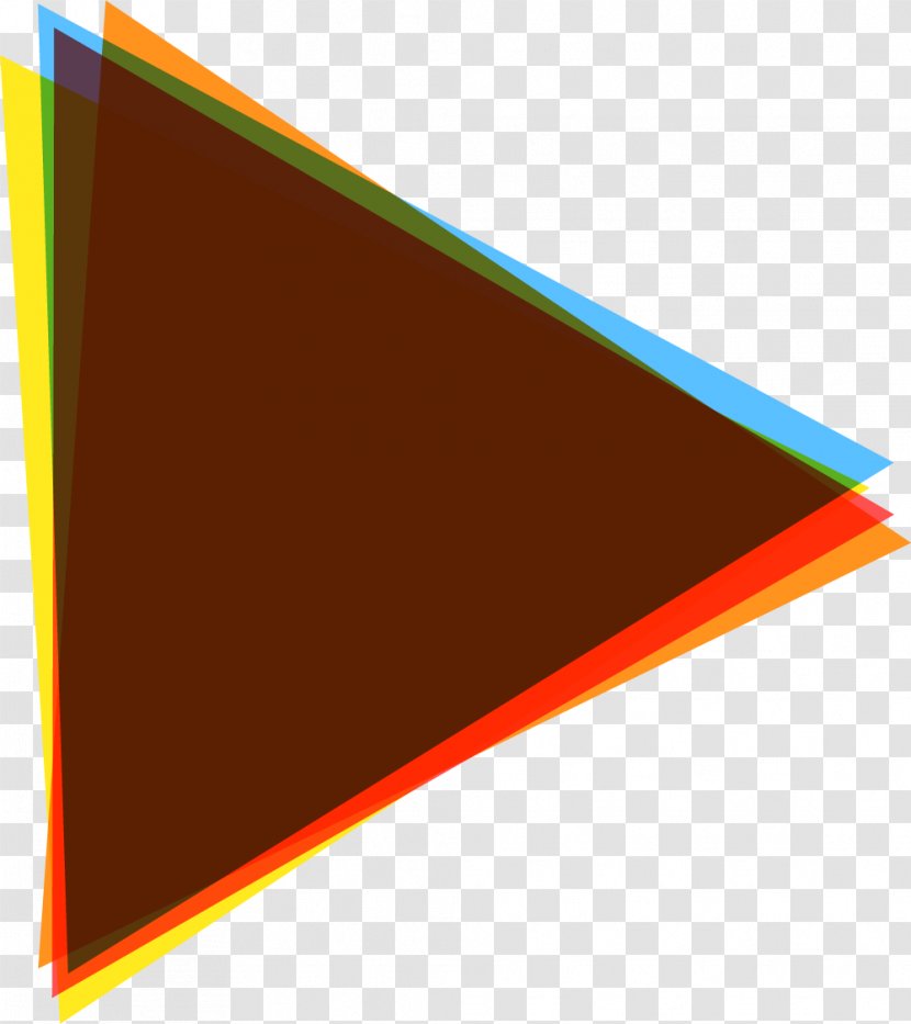 Triangle - Drawing - Vector Hand Colored Transparent PNG