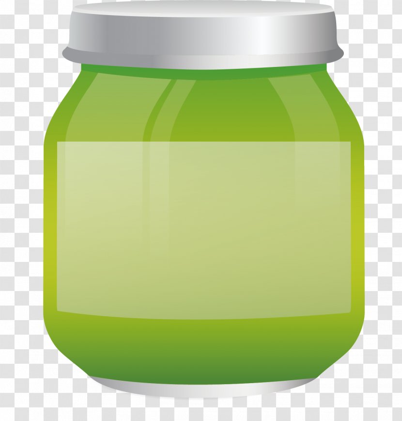 Green Bottle Computer File - Yellow - Vector Material Transparent PNG