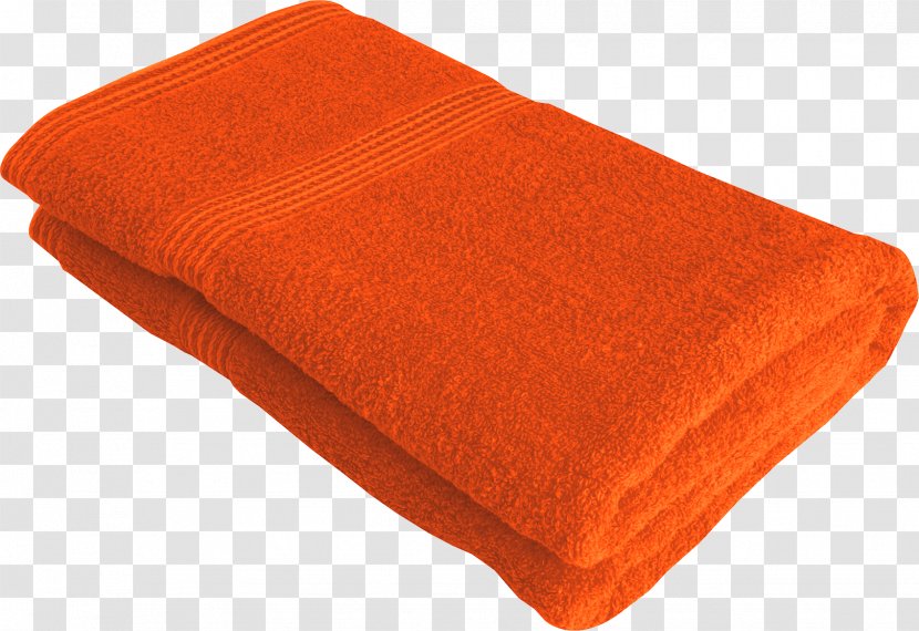 Towel - Linens - Orange Transparent PNG